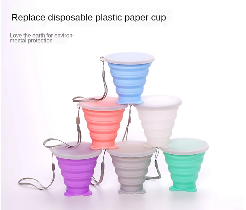 

Coffee Mug Foldable Water Portable Cup Mouthwash Telescopic Cup Silicone Travel Folding Compression Cup Outdoor Coffee Cup Bowl