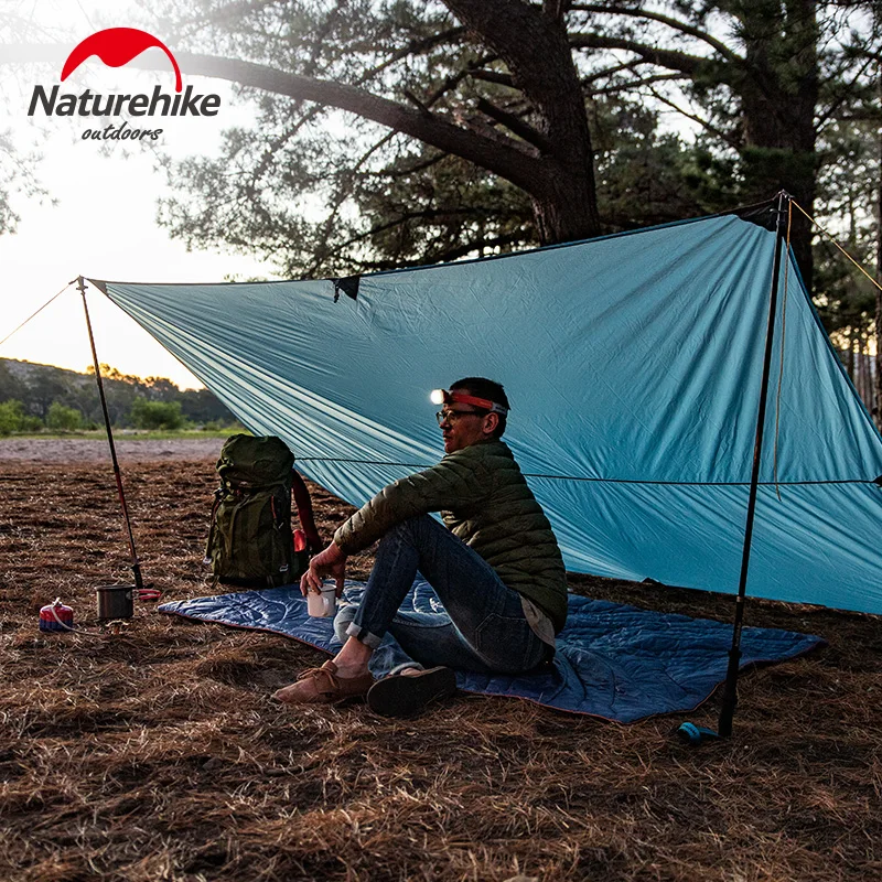 저렴한 네이처하이크 야외 휴대용 태양 쉼터 초경량 그늘 천막 텐트 캠핑 방수 캐노피 배낭 하이킹