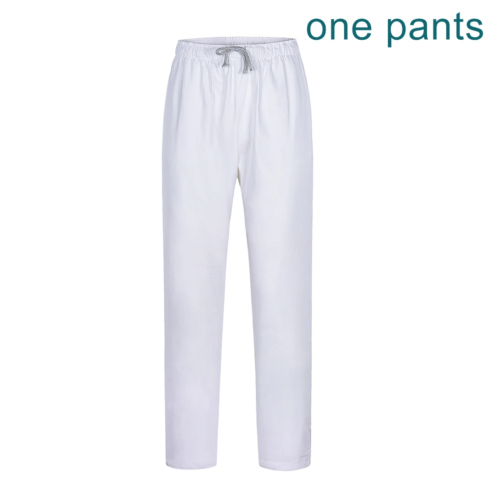 Новинка дышащие удобные модные чистые белые скрабы из чистого хлопка униформа