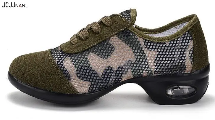 EU35 41 женская и Мужская камуфляжная спортивная обувь дышащая танцевальная