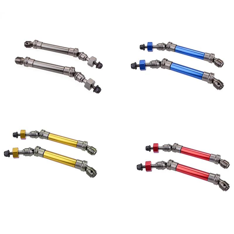 

2Pcs CVD Steel Front Drive Shaft Assembly Heavy Duty for 1/10 Traxxas Slash 4X4 Stampede VXL 2WD 6851R 6851X 6852R 6852X
