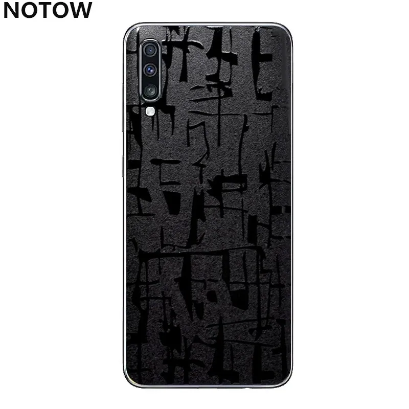Mayan pattern NOTOW крокодиловая кожа ПВХ наклейка обертывание кожи мобильный назад паста Защитная пленка для samsung Galaxy A10/A20/A30/A50/A60/A70/A80 - Цвет: Mayan pattern