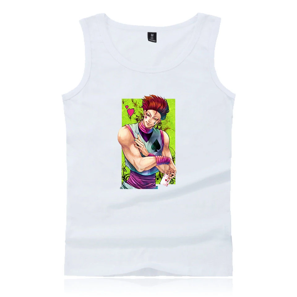 Hisoka HUNTER майка новый жилет топ для мужчин Летний без рукавов модная новинка
