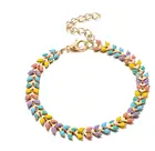 Новинка 2020, простой якорь, ручная цепочка, сплав, продукт для женщин, ювелирные изделия, оптовая продажа, милый браслет