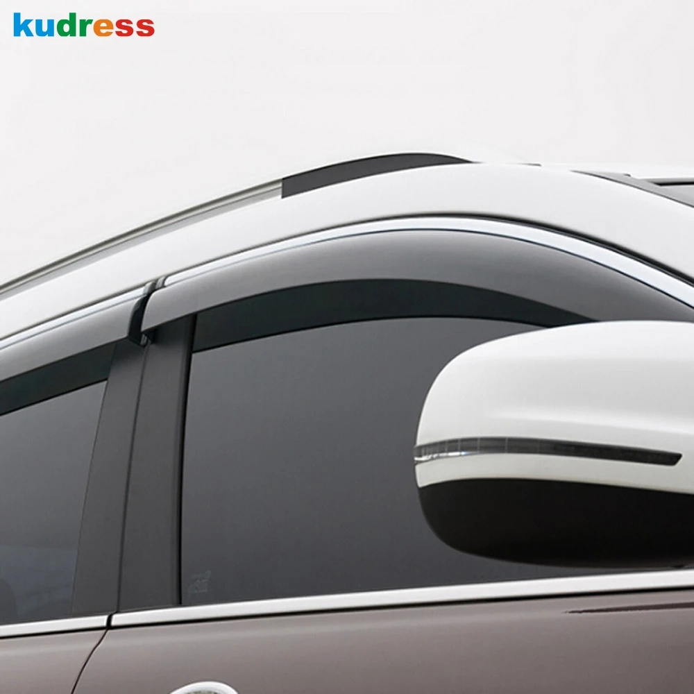 Защитный экран для Jeep Cherokee 2014 2016 дюймов из АБС пластика|door visor|rain window guardsdoor rain deflector