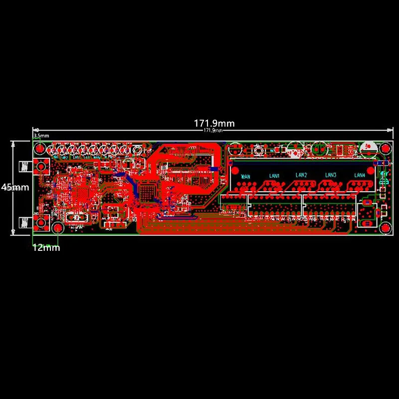 OEM 5-port wireless router motherboard module custom screw hole metal shell broadband fast home kit 2.4G wireless4 | Компьютеры и офис