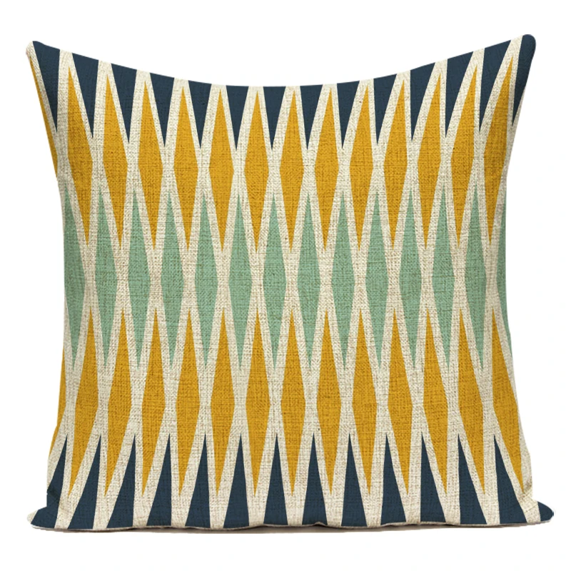 Nordic Стиль Декоративные диванные подушки Чехол в форме квадрата геометрической