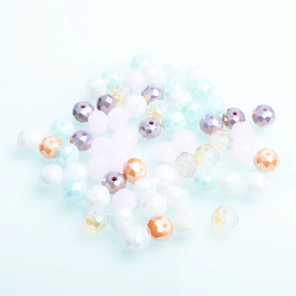 Чешский хрустальный бисер 4/6/8 мм граненые стеклянные бусины бриллианты вышивка AB