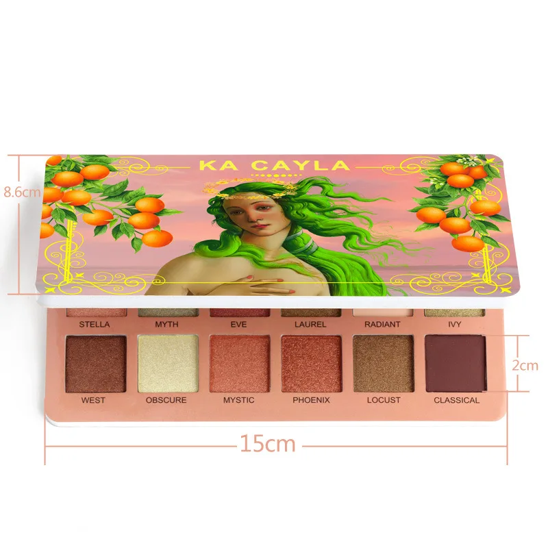 

EVA Pallete Color palette Eyeshadow Eyeshadow Waterproof Long-lasting 18 Makeup Eyeshadow Matte Cosmetics Shimmer