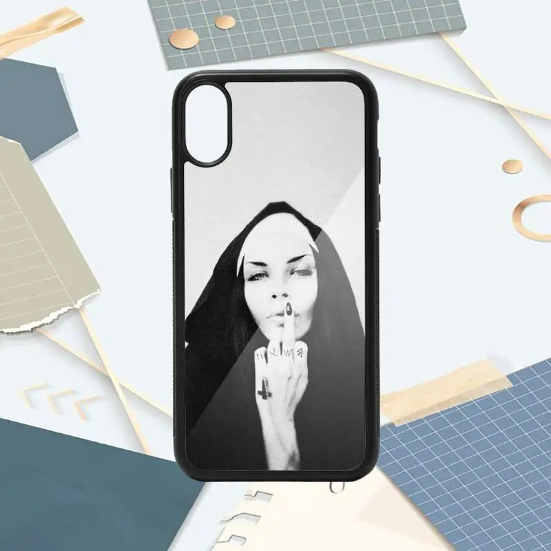 

Sister nun Phone Case PC for iPhone 11 12 pro XS MAX 8 7 6 6S Plus X 5S SE 2020 XR