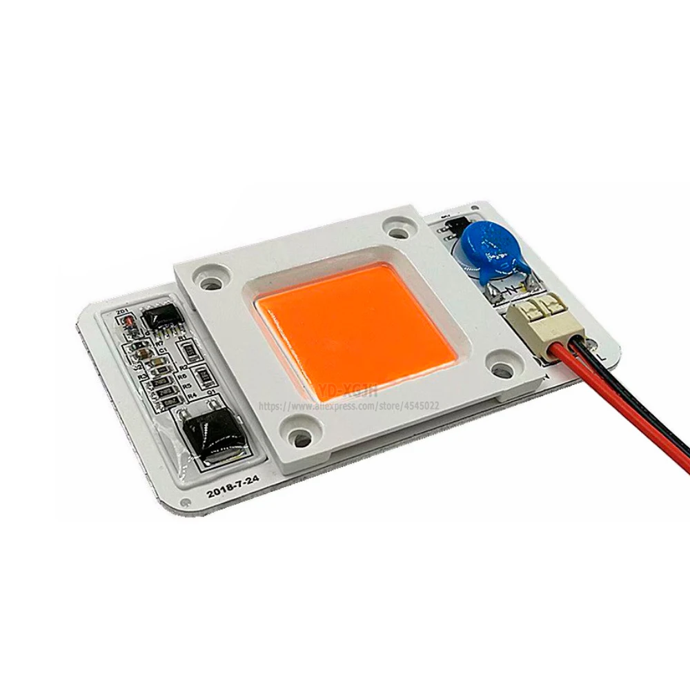 Лампа полного спектра для прожекторов 220 В переменного тока 20 Вт 30 50 теплый белый