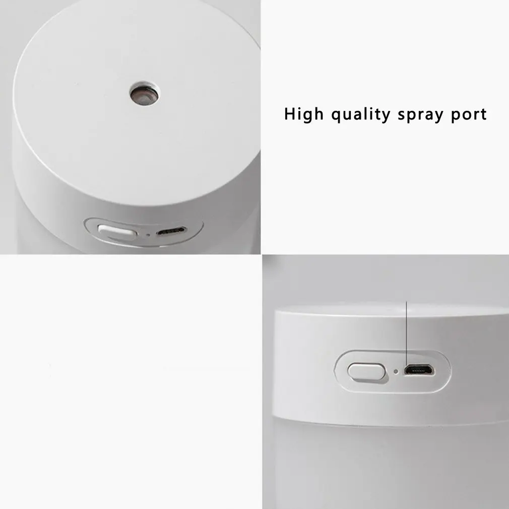 

260ml Portable Mini Humidifier Mute Air Humidifier Small Sprayer With Night Light For Car Home Bedroom Room Desktop