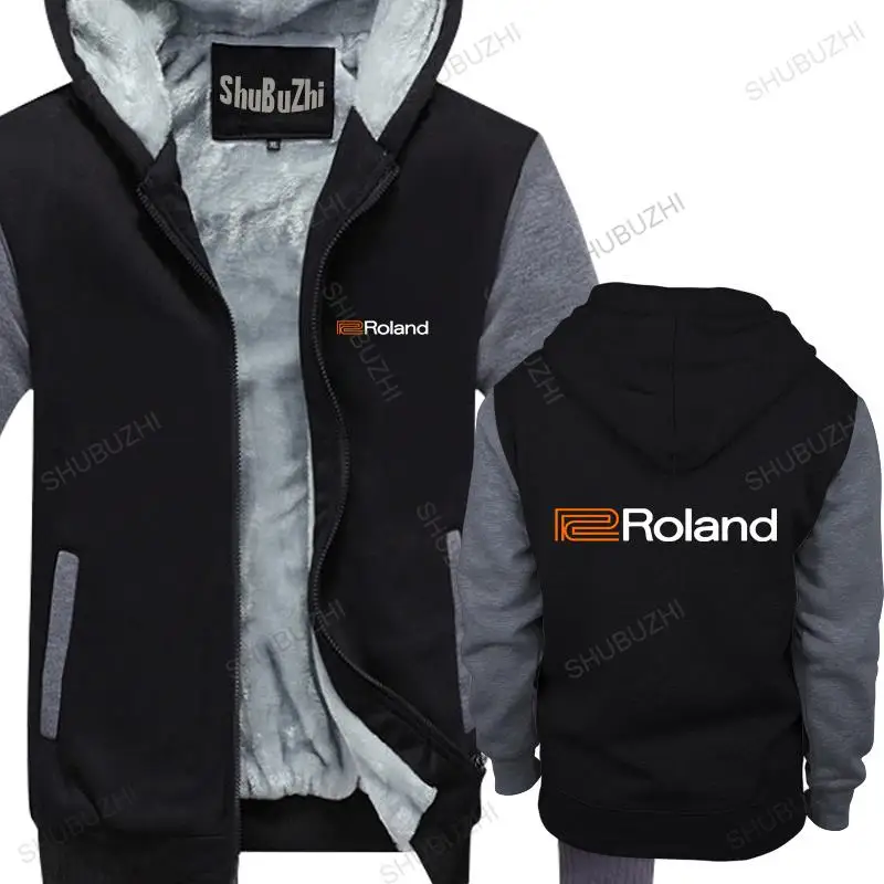 

new arrived men hoodies winter Roland Piano Organs 4 cotton fleece jacket for man thick hoody male coat drop shipping