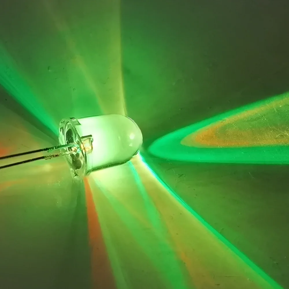 F10 10 мм/Медленный RGB светодиодной вспышкой красного зеленого и синего цвета