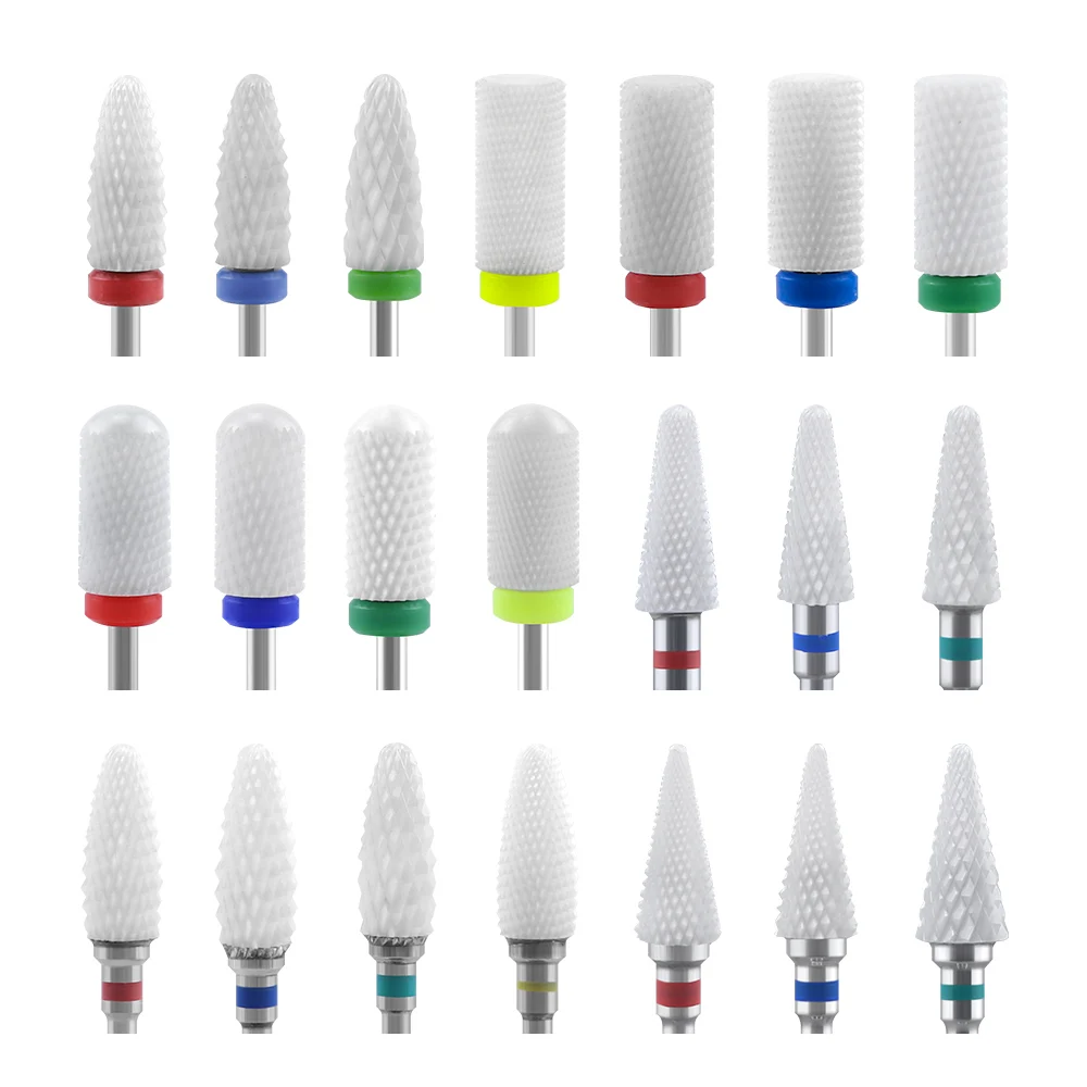 Керамическая фреза для маникюра 10 шт.|Принадлежности дизайна ногтей| |