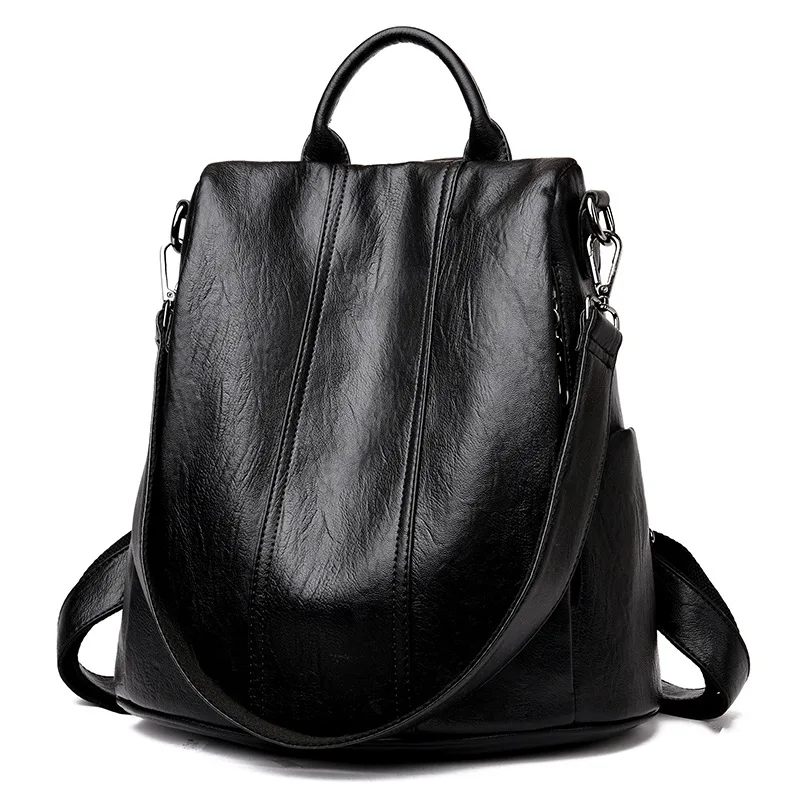 

Women Leather Waterproof Anti-theft Backpacks Fashion Shoulder Bags Female Backpack Ladies Travel Backpack School Bags For Girls
