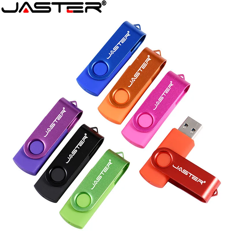 USB флеш-накопитель JASTER 2 0 256 гб 128 64 32 16 8 4 поворотный дизайн карта памяти флешка