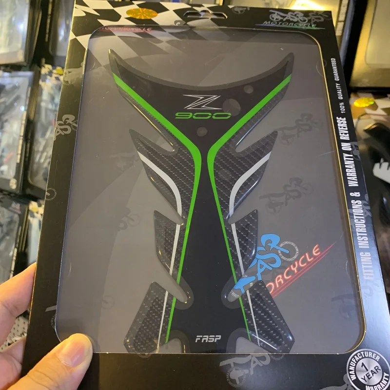 

z900 genuine carbon fiber tank pad sticker for kawasaki z900 motorcycle sports car