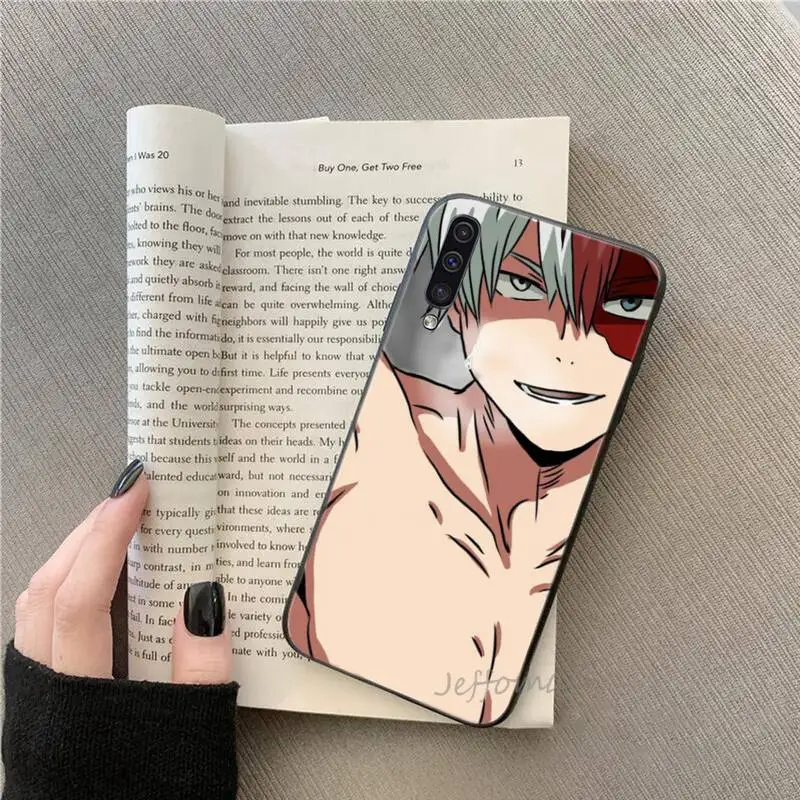

My hero academia amine Phone Cases For Samsung galaxy S note 7 8 9 10 20 fe edge A 6 10 20 30 50 51 70 lite plus cover shell