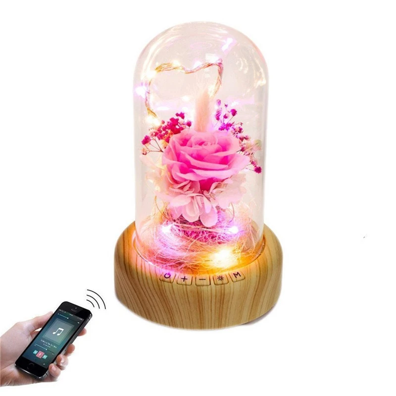 Мечта Streamer бутылка цветок Портативный Беспроводной Bluetooth Динамик для подарок ко