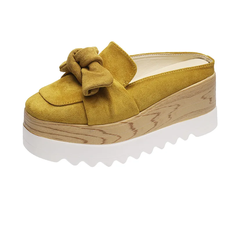 

Slippers Women Comfortable Rubber Platform Shoes Women Casual Round Toe Flat Loafers Flats Autumn Women Slippers