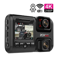 dual lens 1080p full hd dash cameras front and rear camera in car recorder vehicle camera dash cam wifi equipped with gps