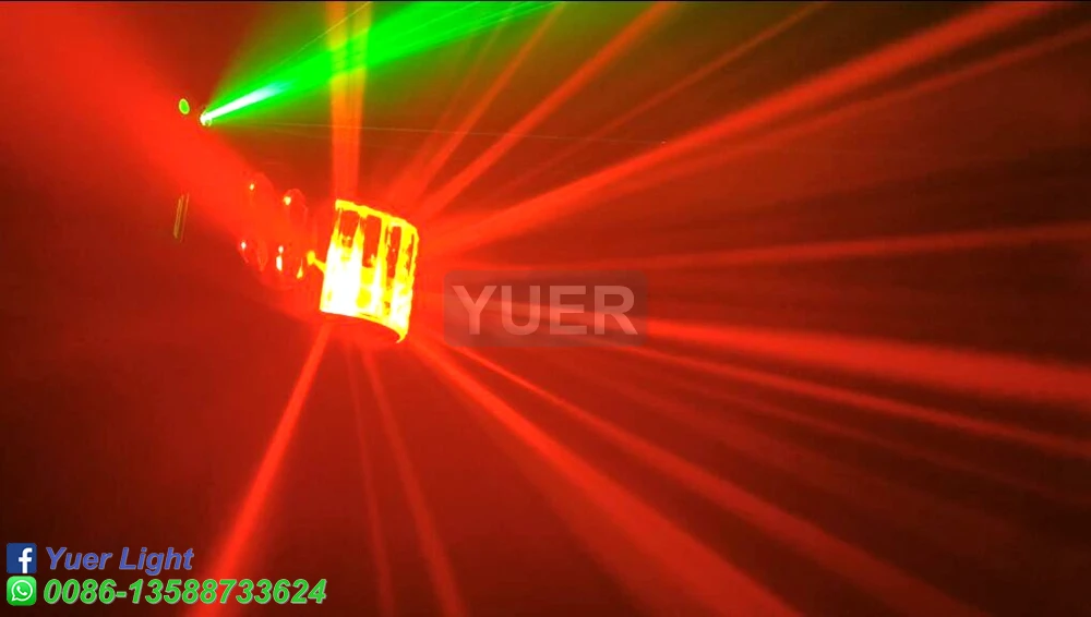 Good Quality LED Laser Strobe 4in1 DMX512 Stage Effect Lights For DJ Disco Birthday Party Wedding Decoration Clubs And Bar |