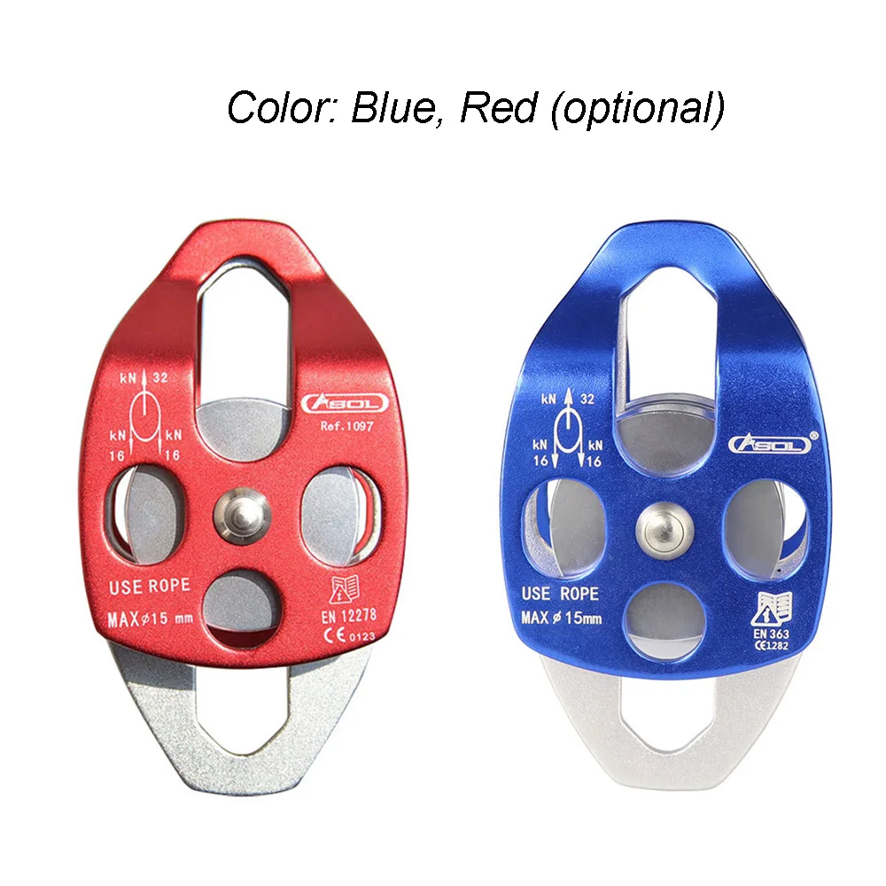 Шкив для альпинизма шкив фиксации выживания на открытом воздухе с высокой