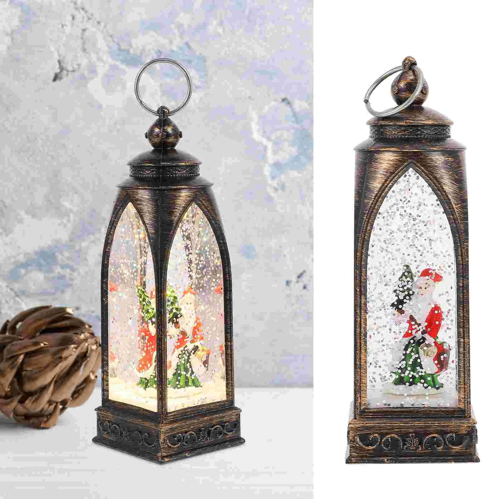 

1pc Glow Christmas Micro Landscape Small Night Light Romantic Xmas Adornment