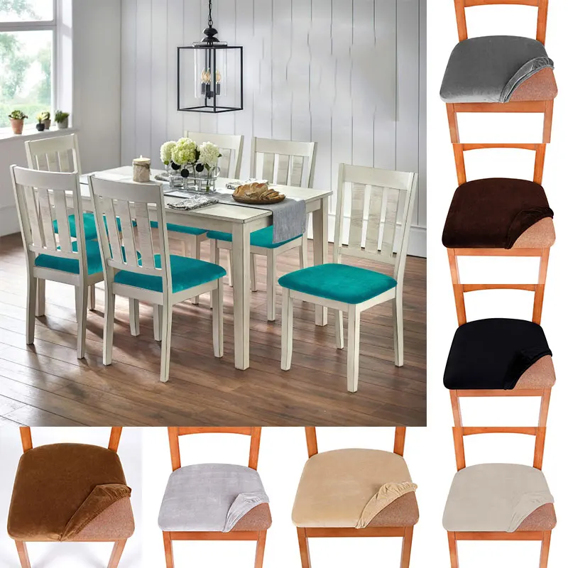 

Creative Covering Simple Chair Covers Clean Home Supplies Multicolor Antimacassar Chair Cushion Durable Dustproof Seat Cover