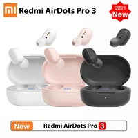 2021 xiaomi redmi airdots pro3 wireless bluetooth 5 2 aptx adaptive stereo bass with mic handsfree tws earbuds for iphone