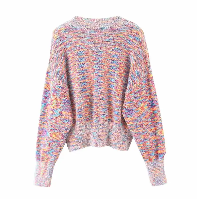

Women sweater women cardigan long sleeve top christmas sweater korean oversized pink knitted sweaters vintage cardigans rainbow