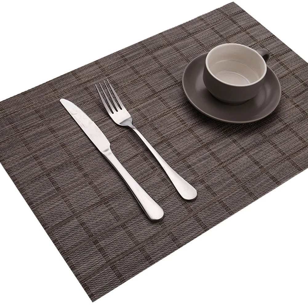 45x30 см ПВХ Противоскользящий теплоизолированный коврик для чашек обеденный стол