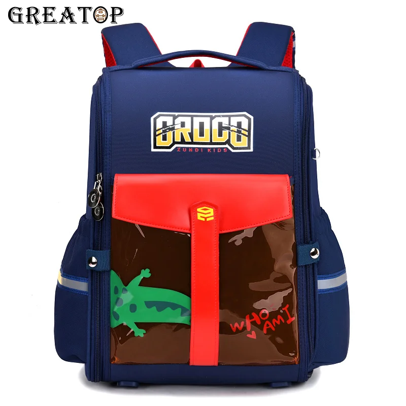 GREATOP 2021 новый стиль, модный Школьный рюкзак, Оксфорд, водонепроницаемый детский рюкзак, школьные сумки для мальчиков и девочек, детский Ране...