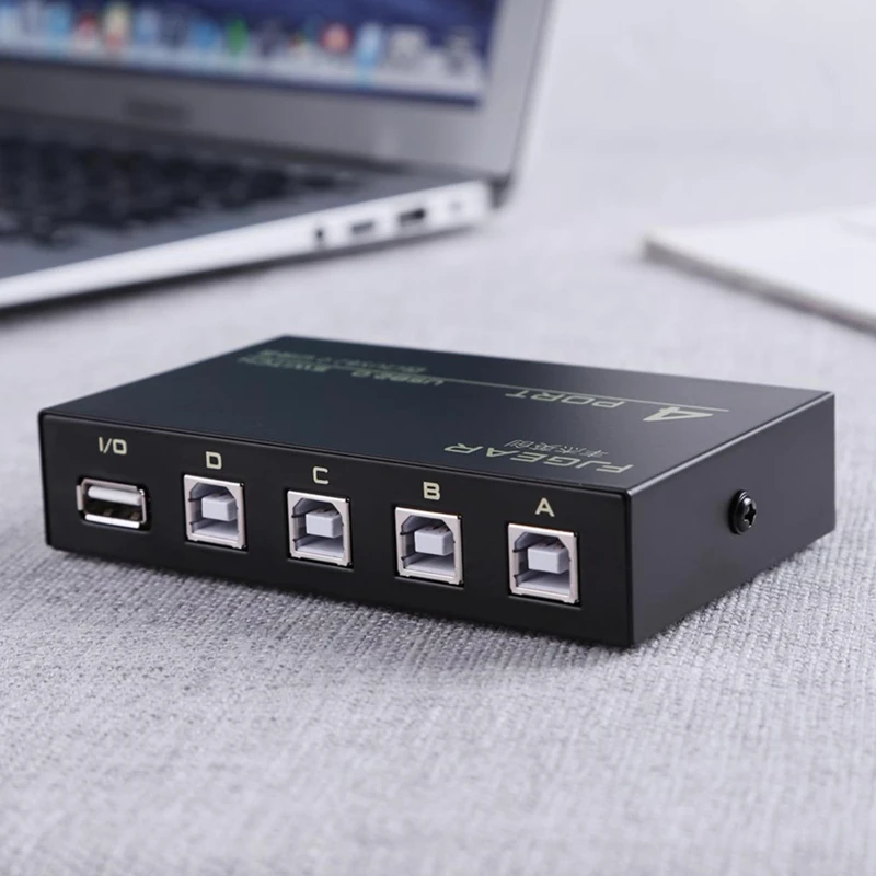 Верхний металлический Usb 2 0 4 порта распределительный переключатель селектор
