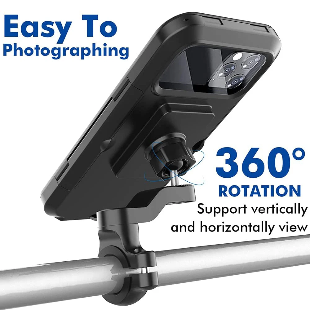 Водонепроницаемый держатель для телефона на руль мотоцикла или велосипеда |