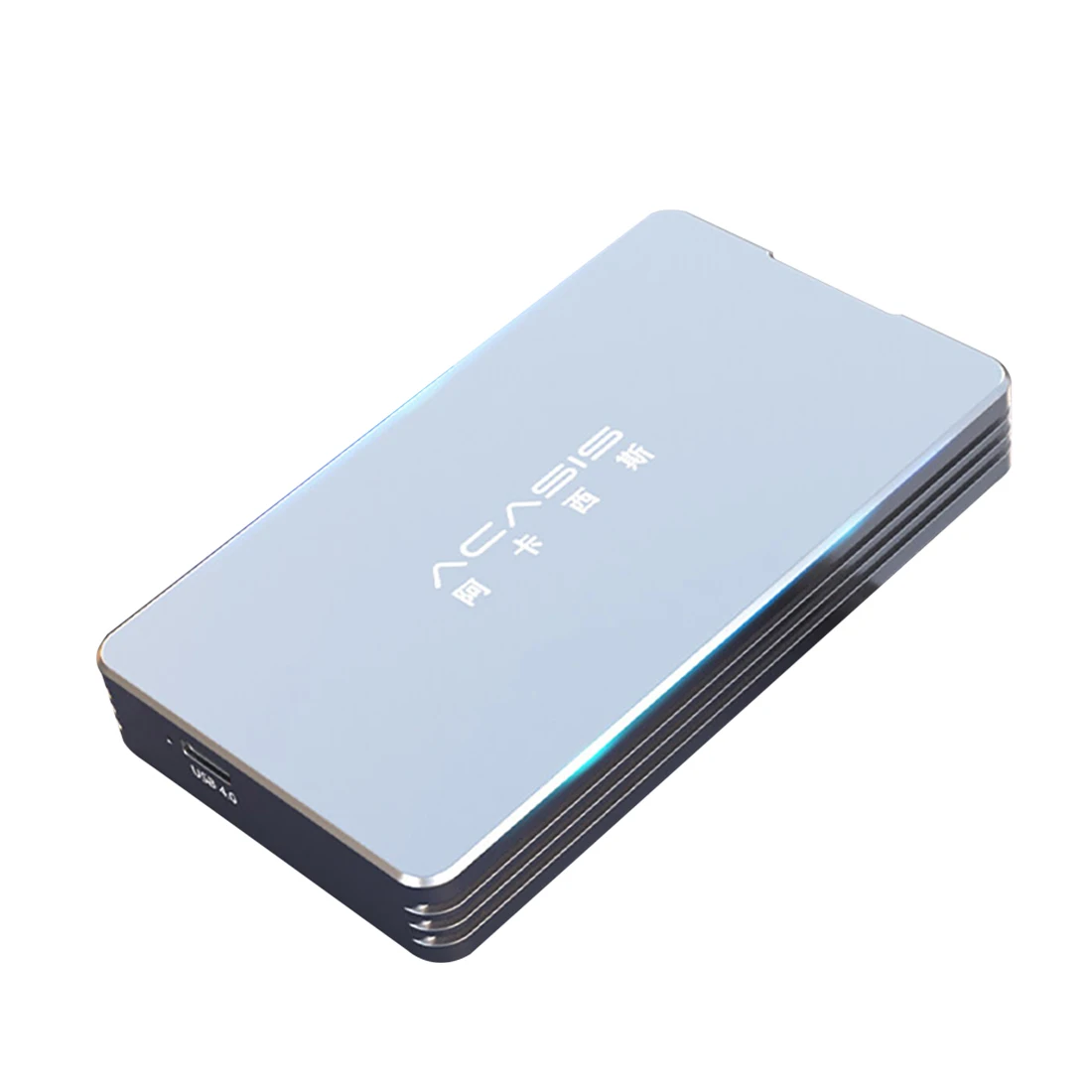 Acasis Portable USB 4.0 Mobile M.2 Hard Disk Box Type-c External Enclosure 40Gbp/s for Thunderbolt3 NVME Key-M 2280 SSD Case