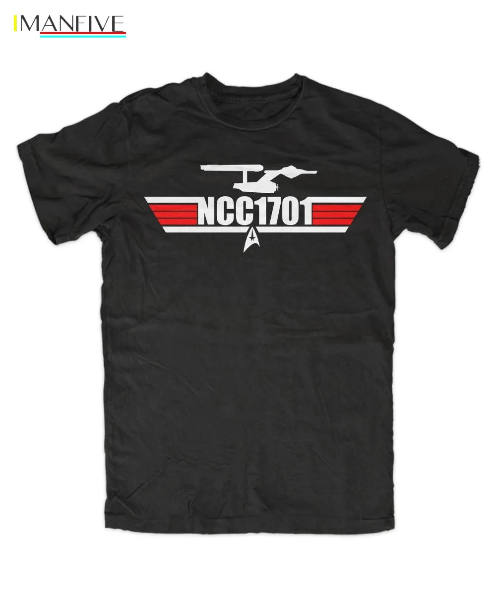 2019 летняя стильная модная футболка NCC-1701 звезда Kult Fun Trek Spock фильм ТВ Кёрк Пикард