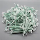 50 шт. картридж для смешивания эпоксидного клея AB клей пистолет аппликатор статический миксер пластиковый смешивающий сопло 83 мм для AB клеи смешивания