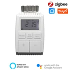 Умный привод радиатора Tuya ZigBee3.0, термостатический клапан радиатора, контроль температуры, голосовое управление через Alexa Google Home