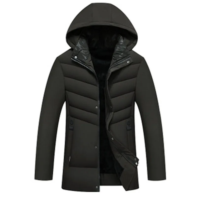 

2020 Winter Parkas Men Jackets Warm Casual Hooded Winter Coat Fashion Male Parkas Outerwear Thick Loose Plus Size Coat Windproof