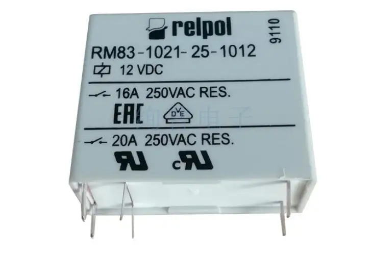 RM83-1021-25-1012 1 замыкающий 12V RELPOL реле оригинальная импортная натуральная кожа