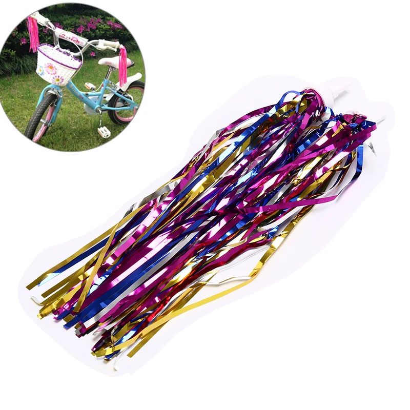 

1 pair Handlebar Streamers Tassels Bike Bicycle Cycling Tricycle Kids Girls Boys