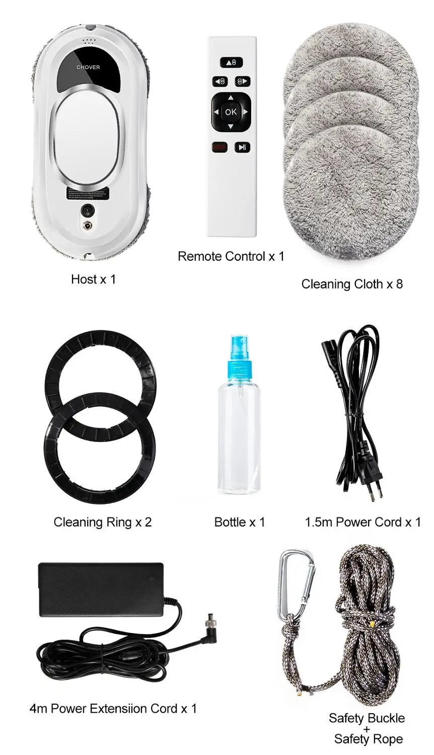 Робот пылесос для очистки окон робот электрический стеклянный limpiacristales пульт