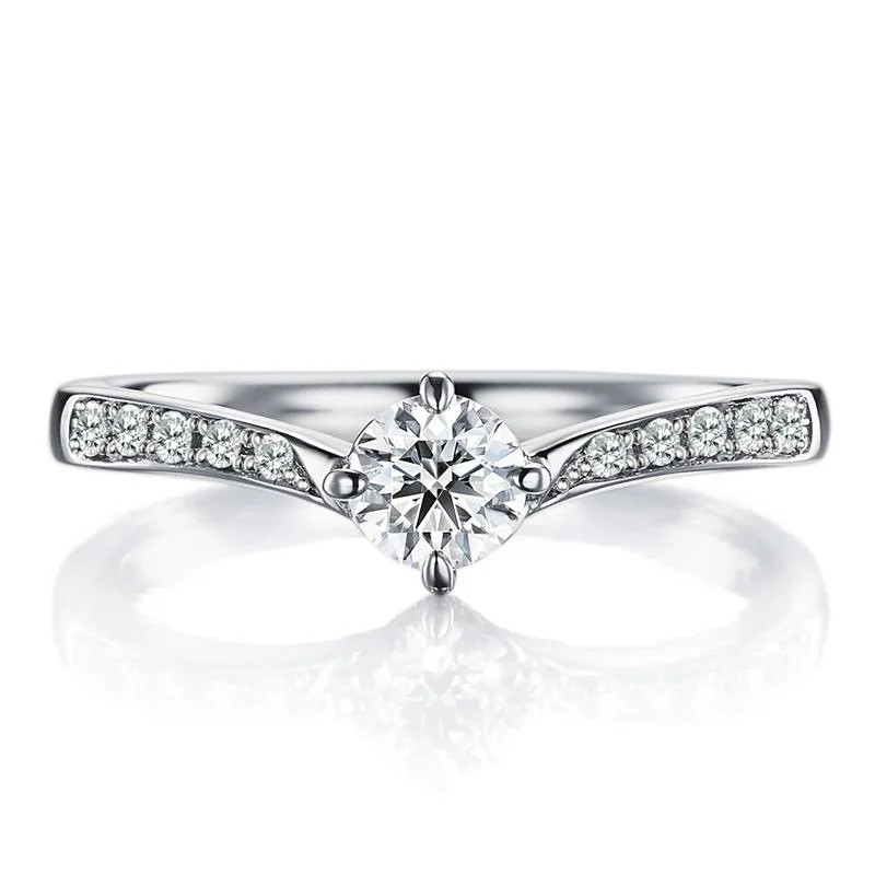 

Роскошные Великолепные обручальные кольца из 18-каратного золота AU750, обручальные кольца для женщин, классические высококлассные модные юве...