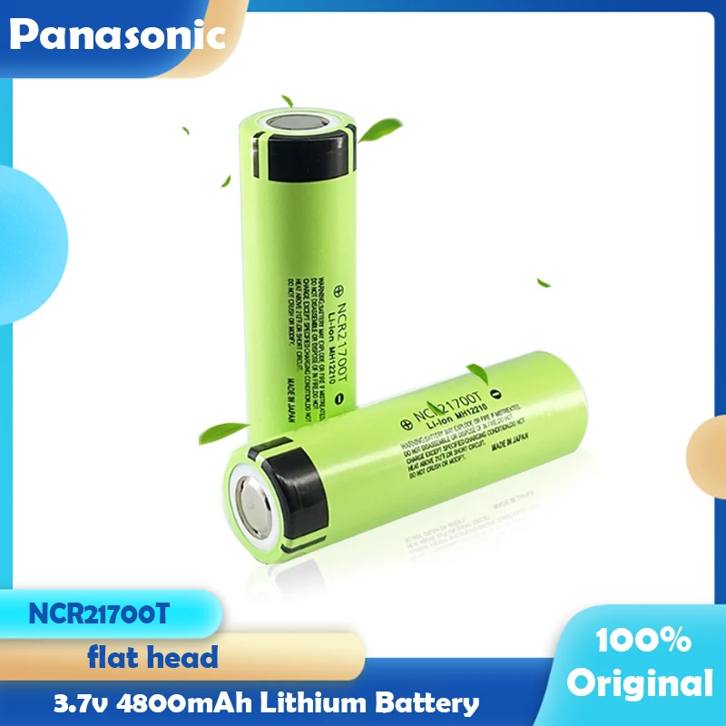 Оригинальный Panasonic NCR21700T 21700 3 7 в 4800 мАч перезаряжаемая литиевая батарея для