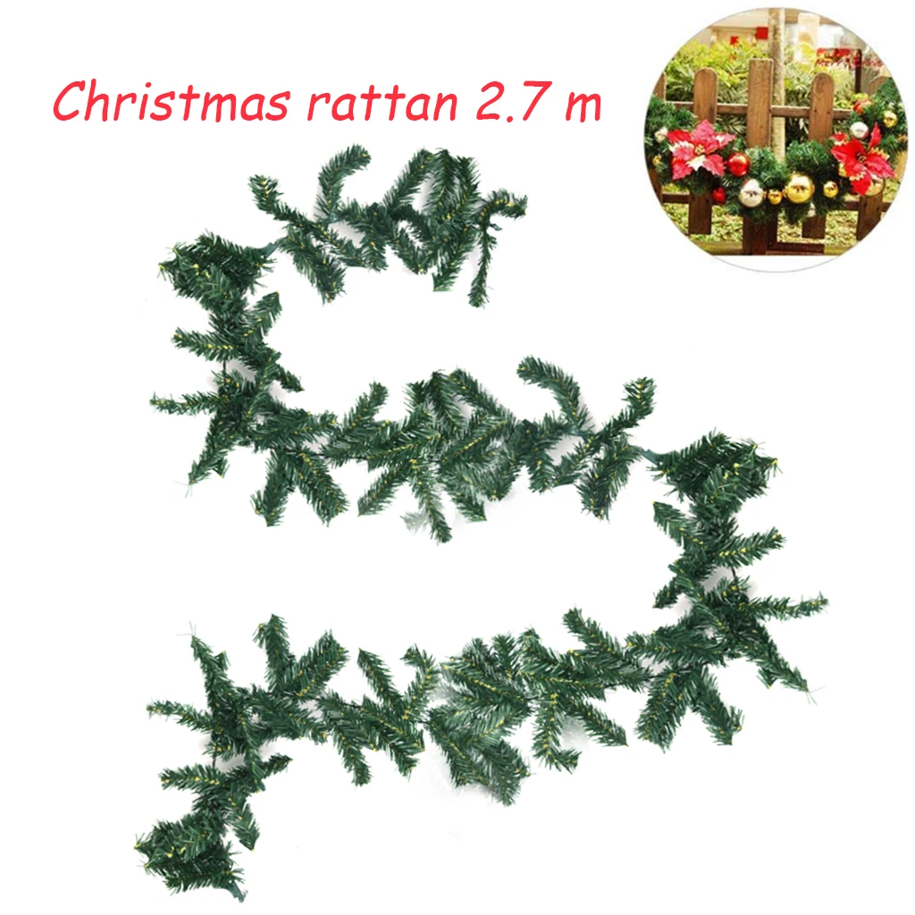 Искусственные растения зеленый Рождественский Декор для дома орнамент