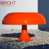 bright contemporary simple nordic table lamp led desk lighting for home bedroom decoration mushroom