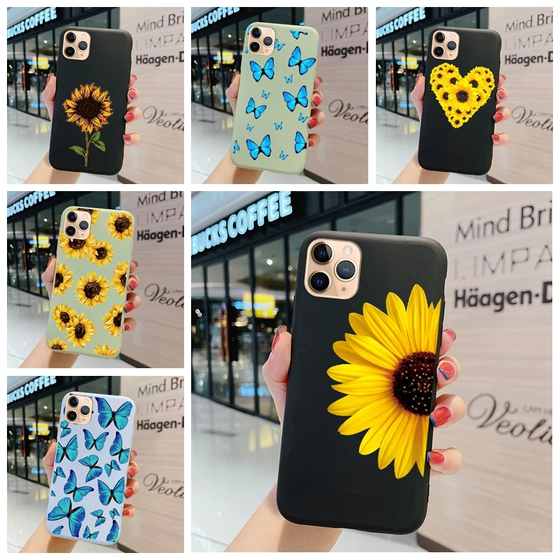 

Butterfly Trend Case For Oppo Reno 6 4 4Z 4F Pro Plus Lite 5G Silicone Soft Animal Personality Girl Edging Thin Cover