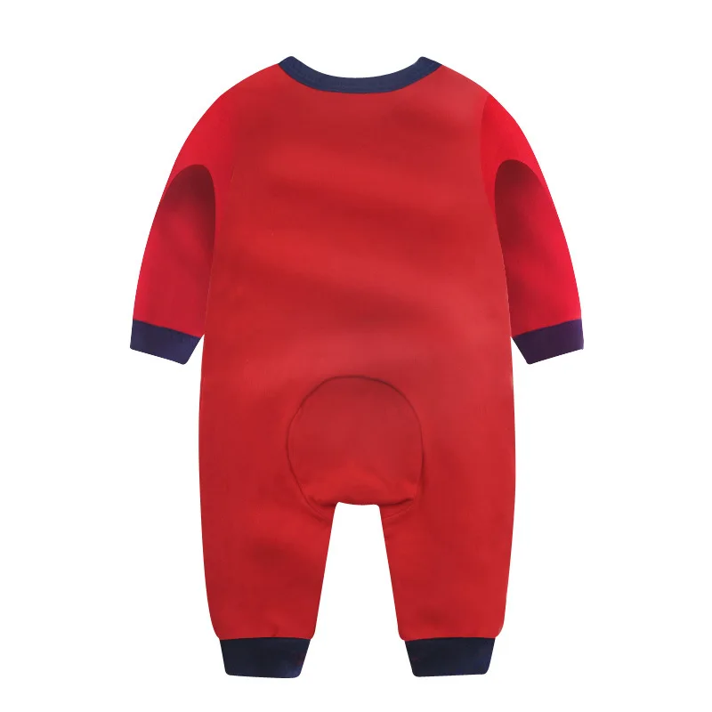 Комбинезоны хлопковые с длинным рукавом для маленьких мальчиков 0 18